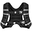Zeerun Weighted Vest for Men & Women – Adjustable Rucking Vest with Reflective Stripes for Walking, Running & Strength Training